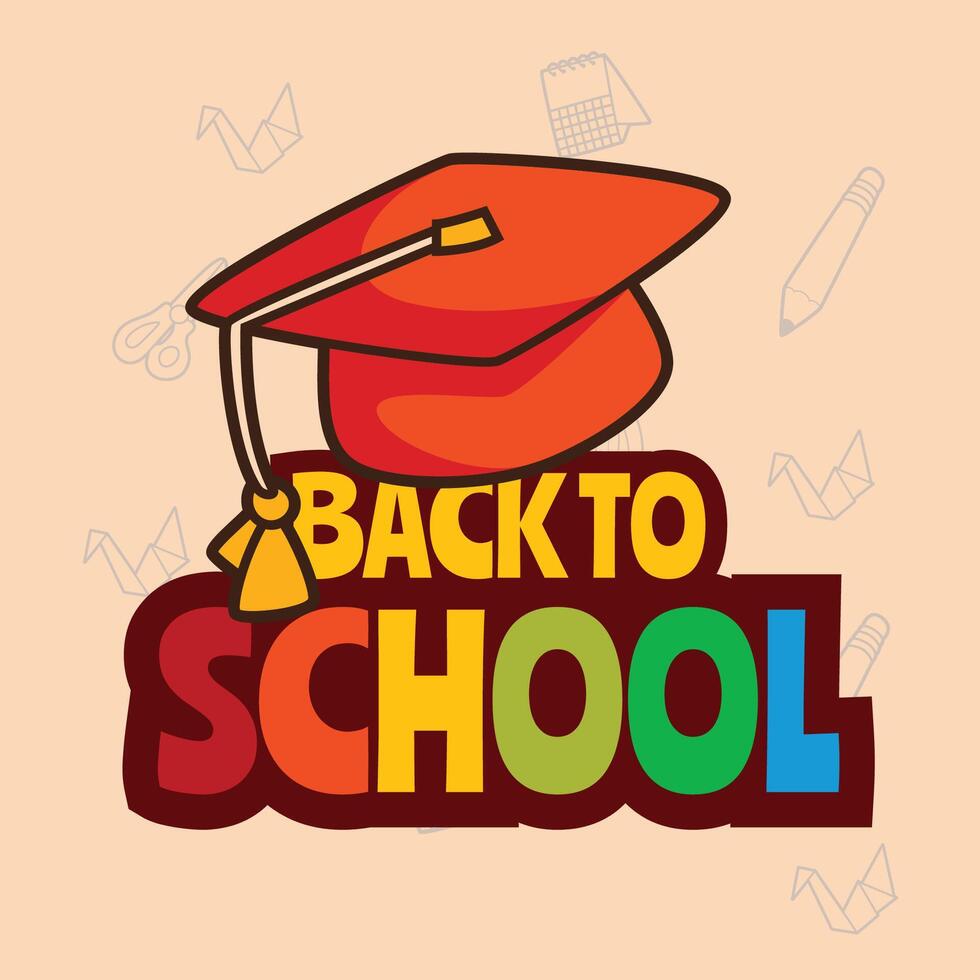 back to school poster backgrounds and school accessories vector
