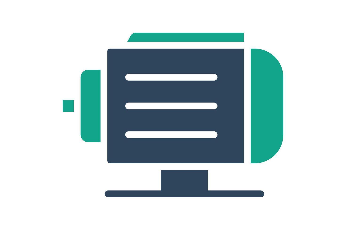 Water pump icon. icon related to pumping. solid icon style. pumping elements illustration vector