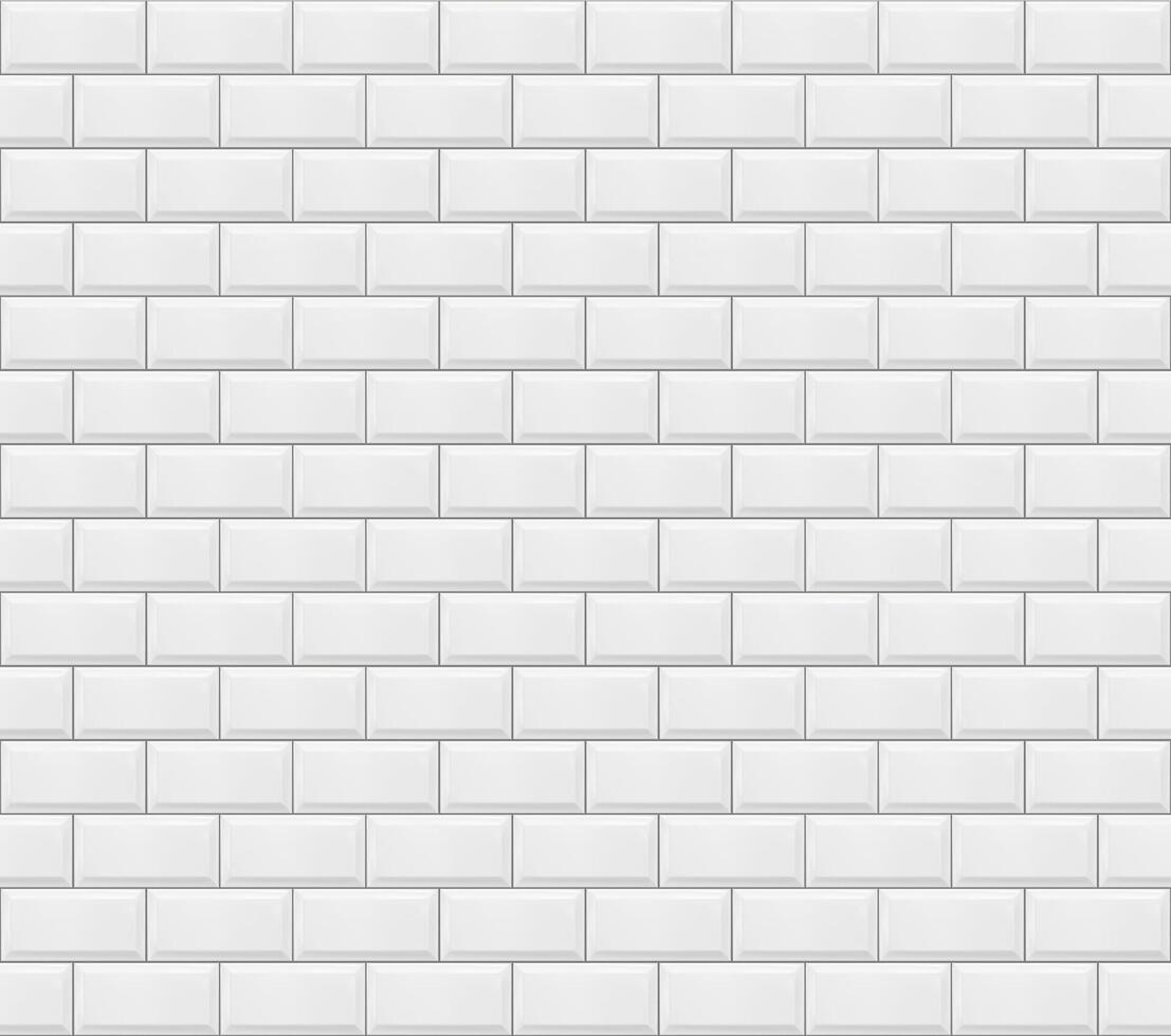 Subway tunnel wall or floor tile seamless pattern vector