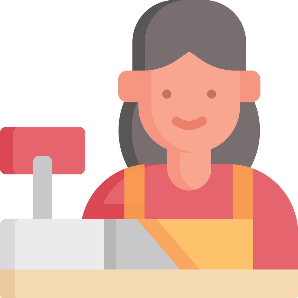 cashier illustration design vector