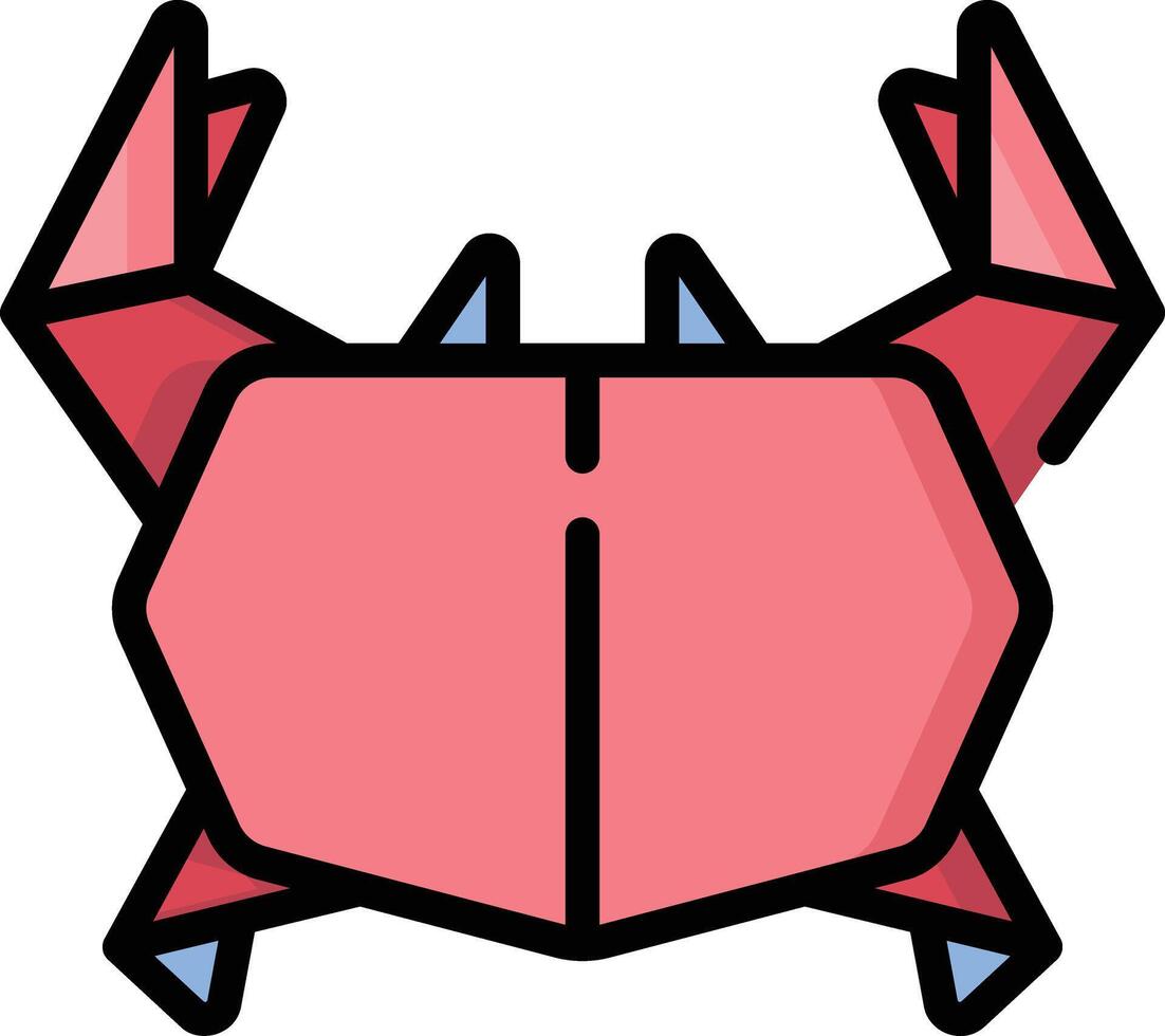 crab illustration design vector