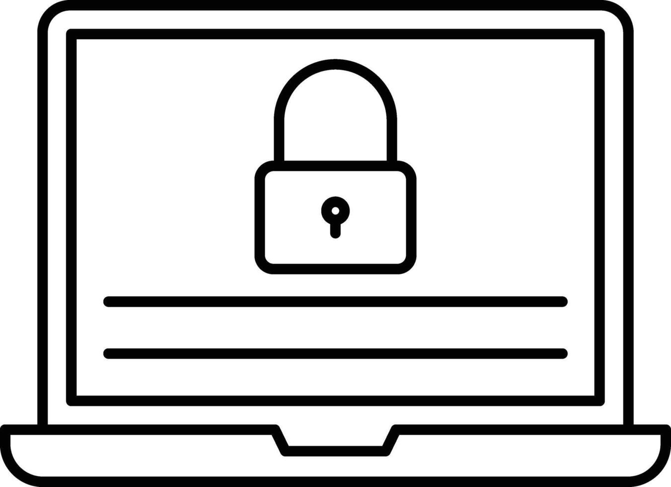 laptop illustration design vector