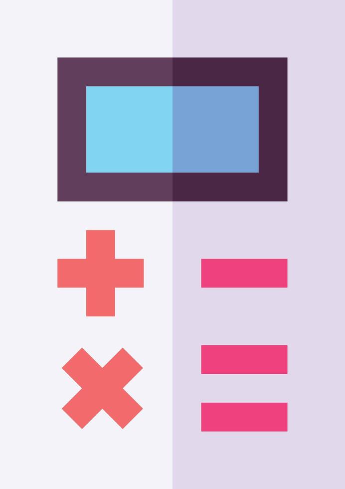 calculator illustration design vector