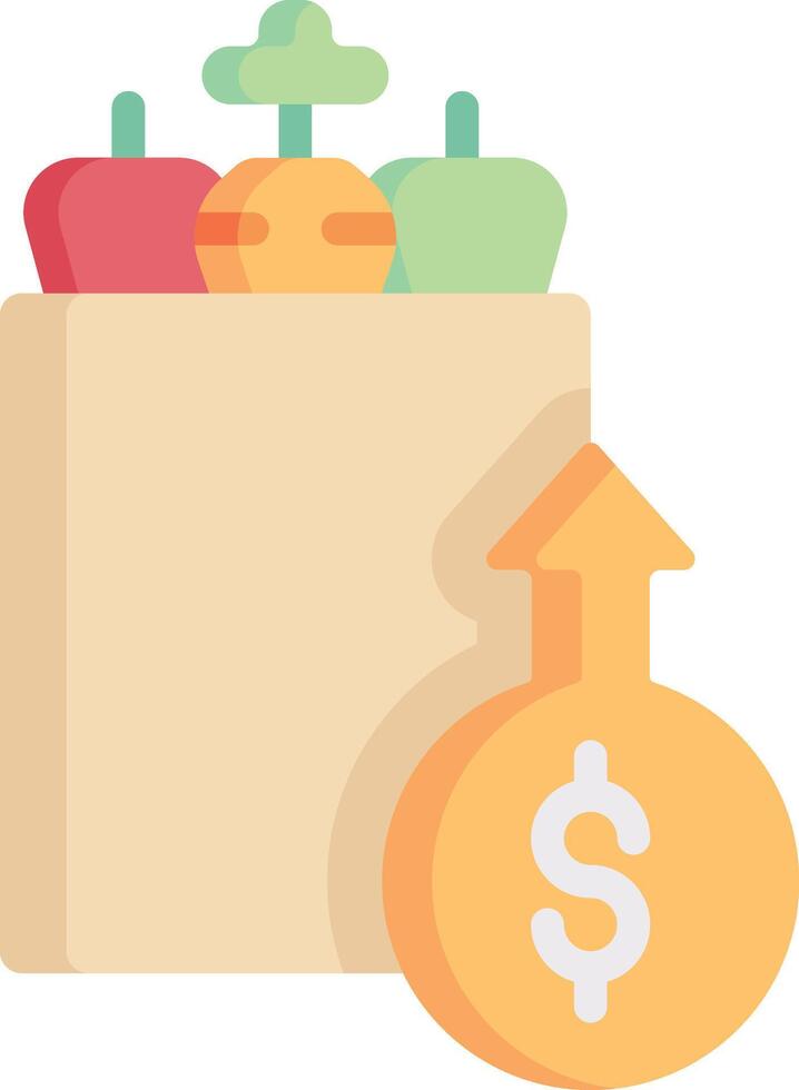 grocery bag illustration design vector