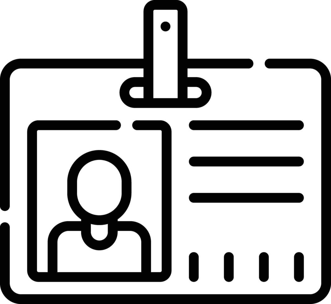 id card illustration design vector