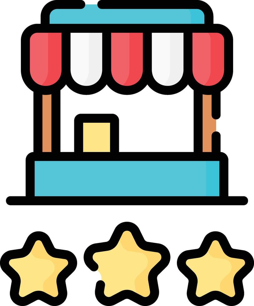 rating illustration design vector
