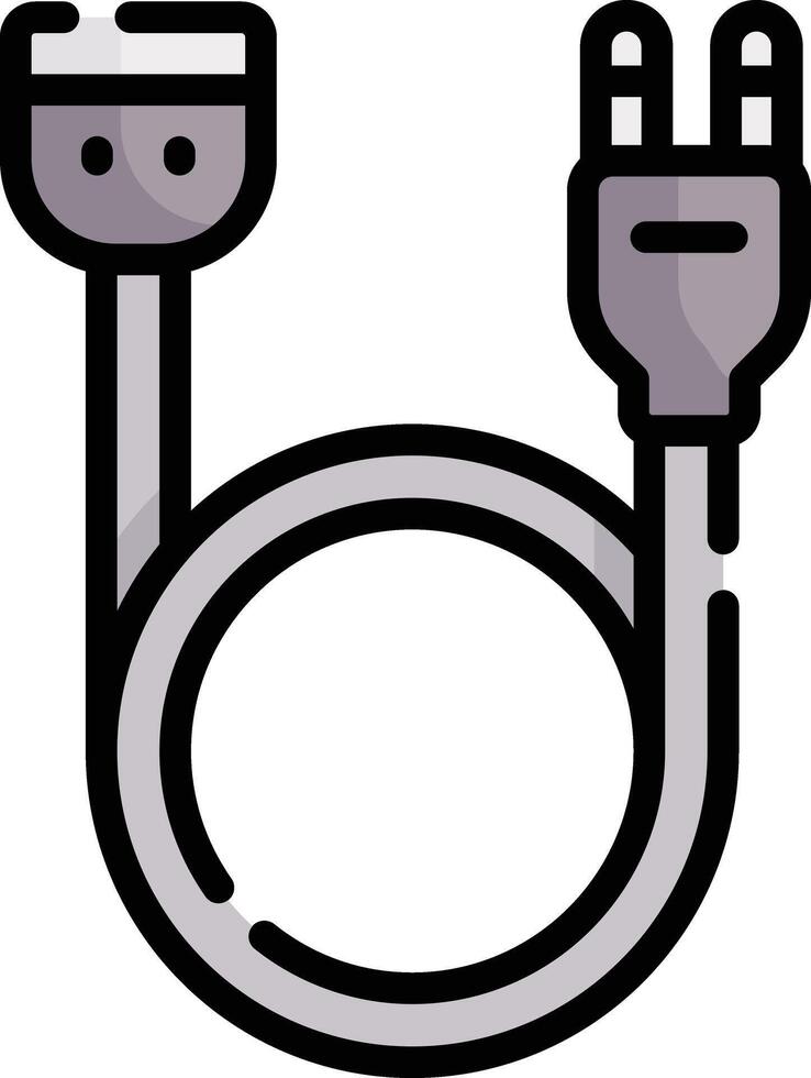 extension cord illustration design vector