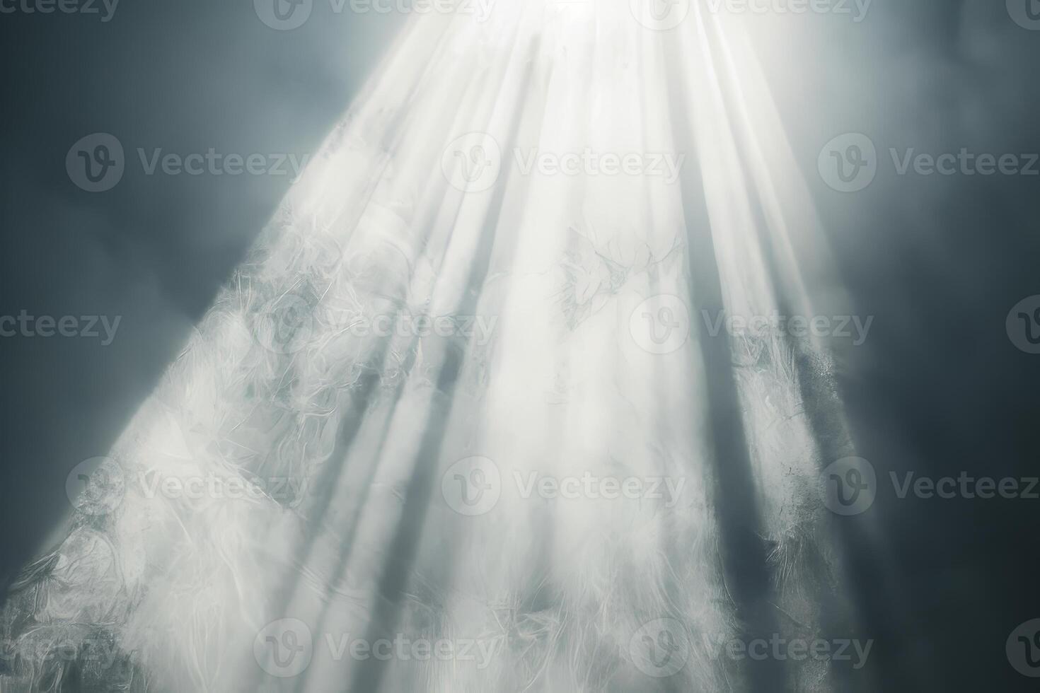 A bright light shining through the clouds, creating a sense of hope and positivity photo