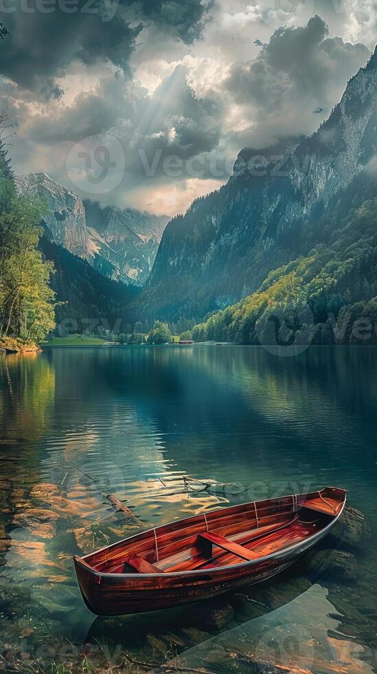 Tranquil lakeside scenes to soothe the soul photo