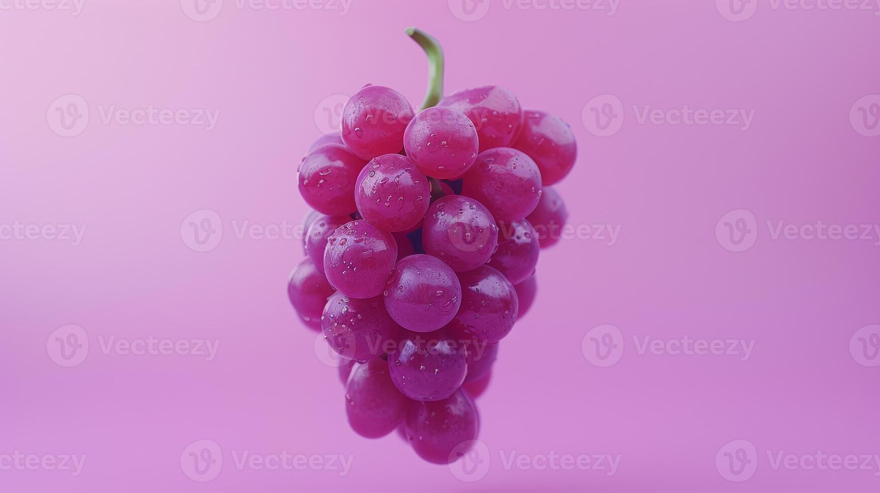 Minimalistic composition of a spinning grape photo