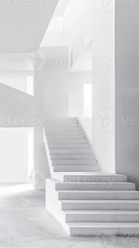 Minimalist design emphasizing spatial relationships photo