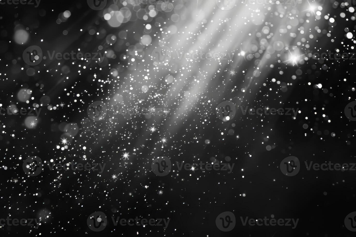 Twinkling starry sky sparkles illuminating the darkness against a soft transparent white backdrop, perfect for celestial themes photo
