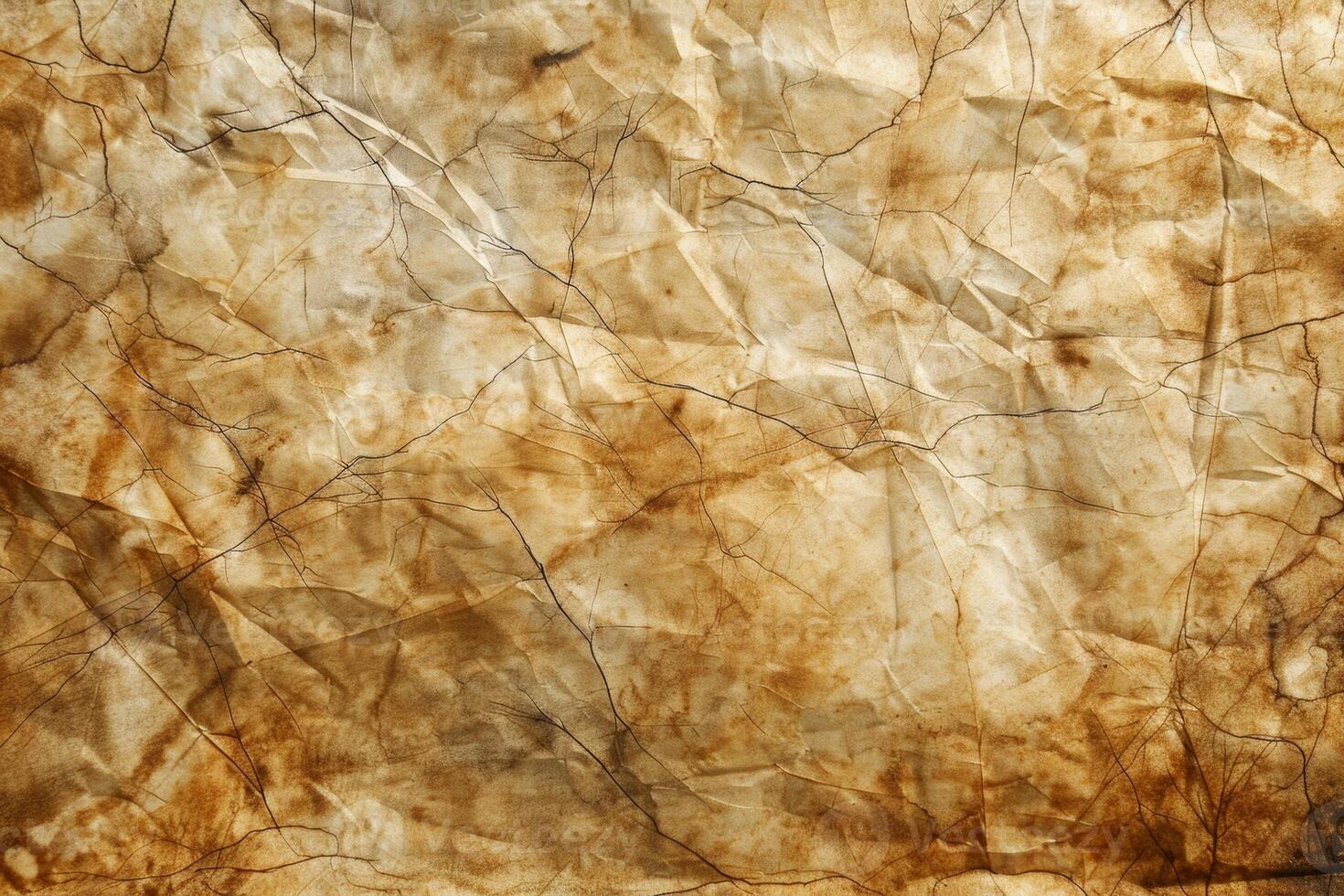 Parchment paper background with a weathered and aged appearance photo