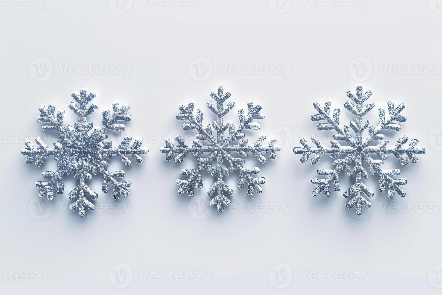 Frozen snowflakes on a transparent white backdrop, perfect for festive graphics photo