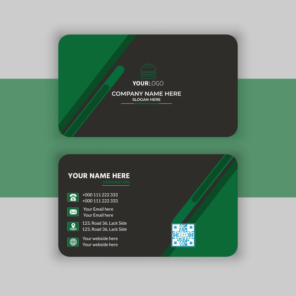 Modern buiseness card template vector