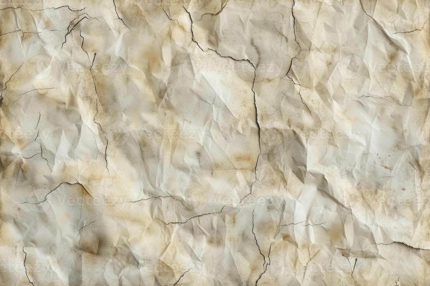 Seamless parchment paper pattern with a weathered and aged appearance photo
