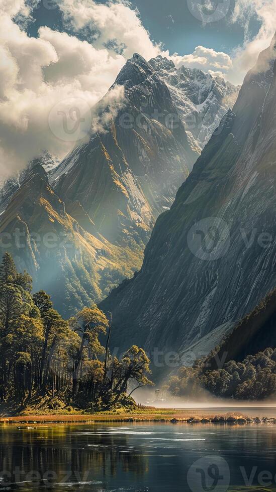 Remote mountain valleys hidden from the world photo