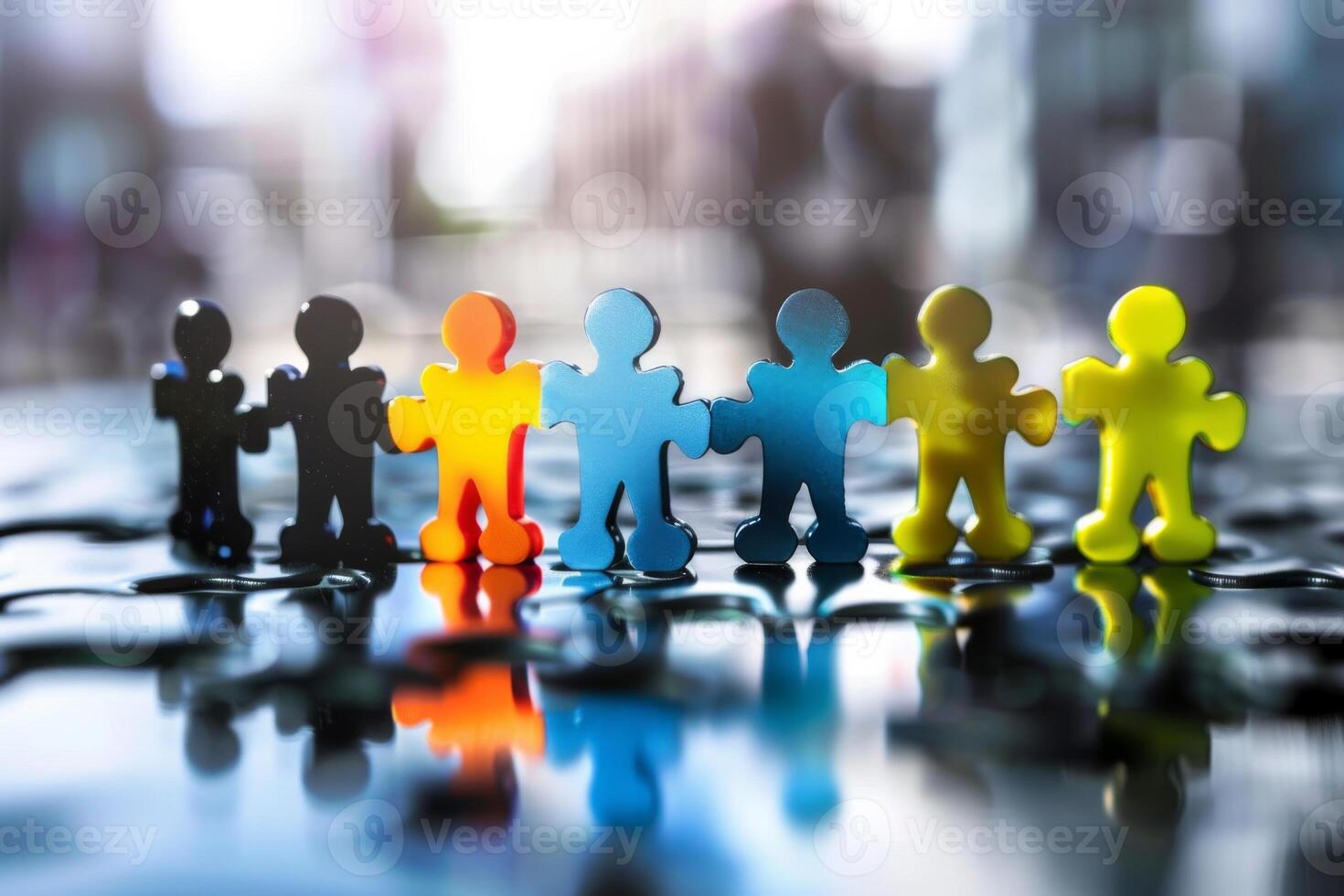 Business meeting with a focus on strategic partnerships photo