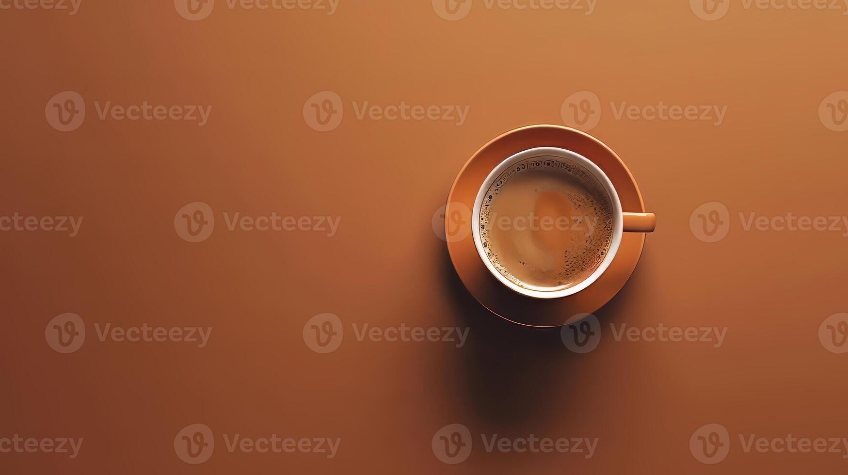Simplistic layout featuring a mug of coffee and room for your branding photo