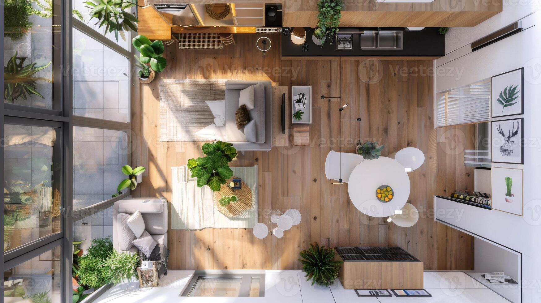 Stylish interior layout offering inspiration for creating a functional and organized home photo