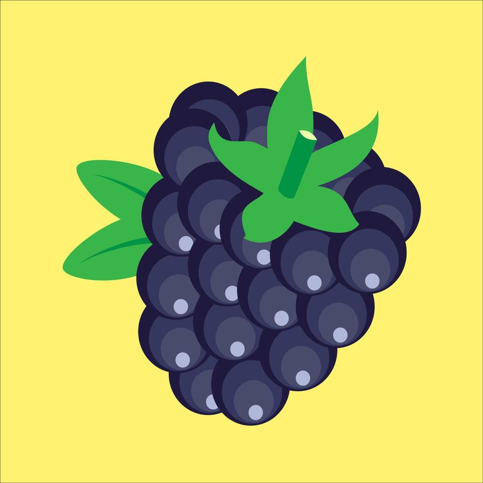 natural fresh grapes vector