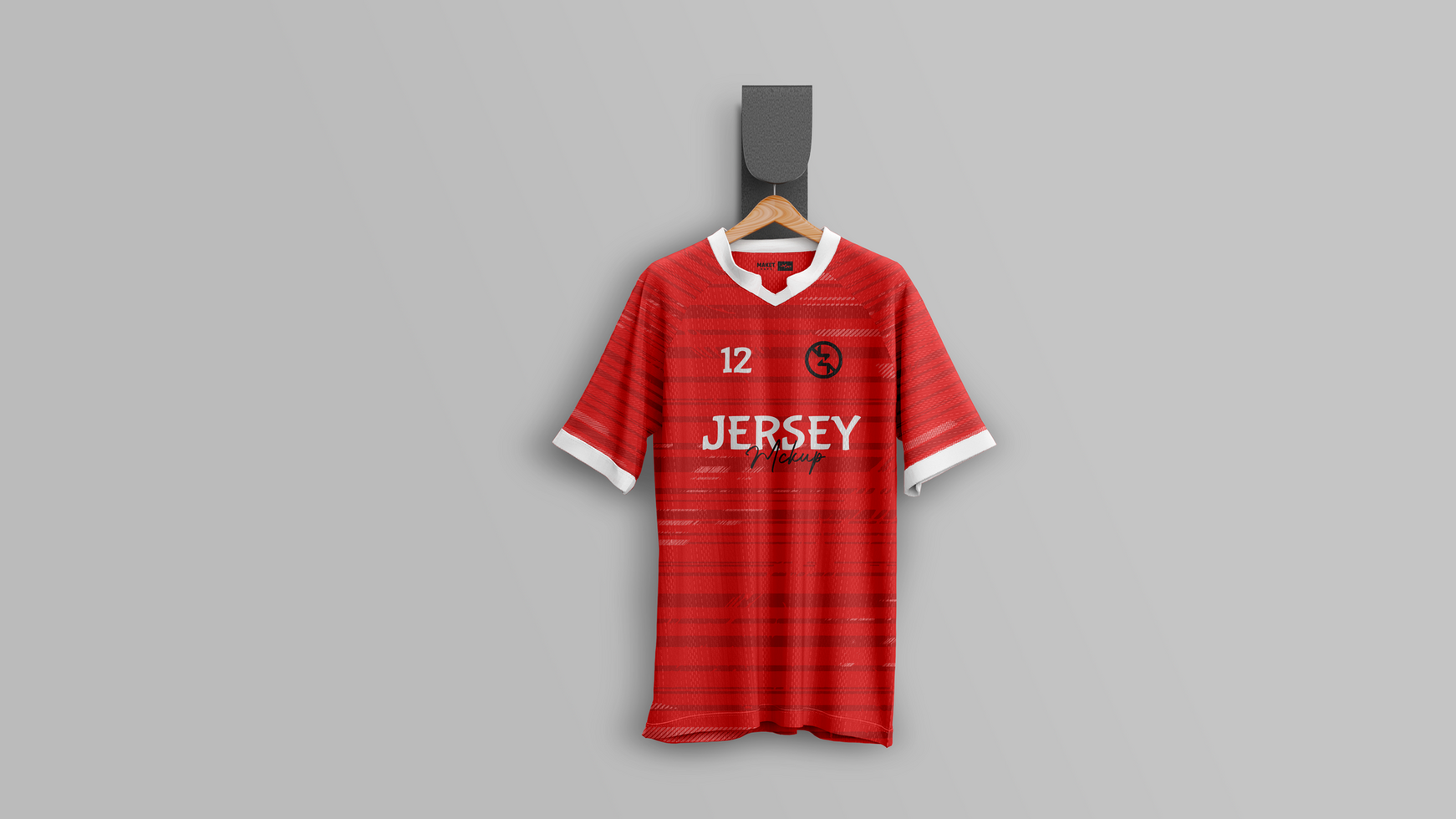 Mockup Jersey Kr-003 With Hanger Front View psd