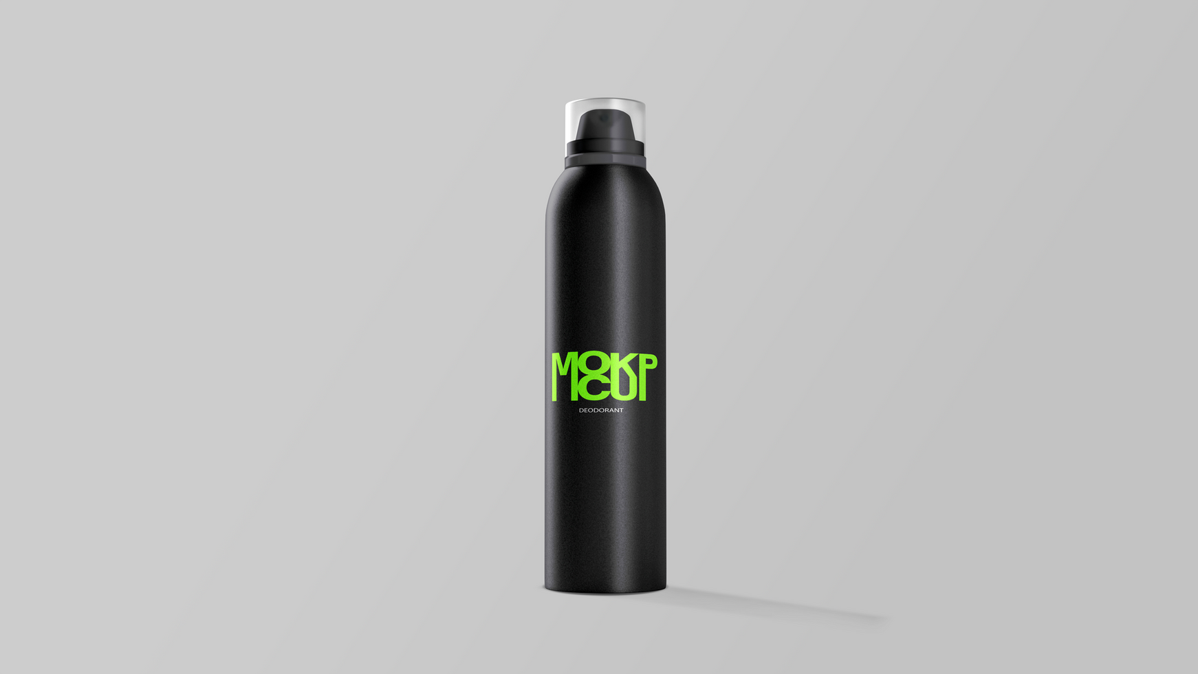 Mockup Deodorant Spray With Front View psd