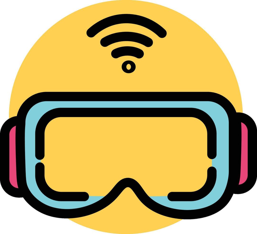 AR VR Icon Redefining Reality Through Immersive Technology vector