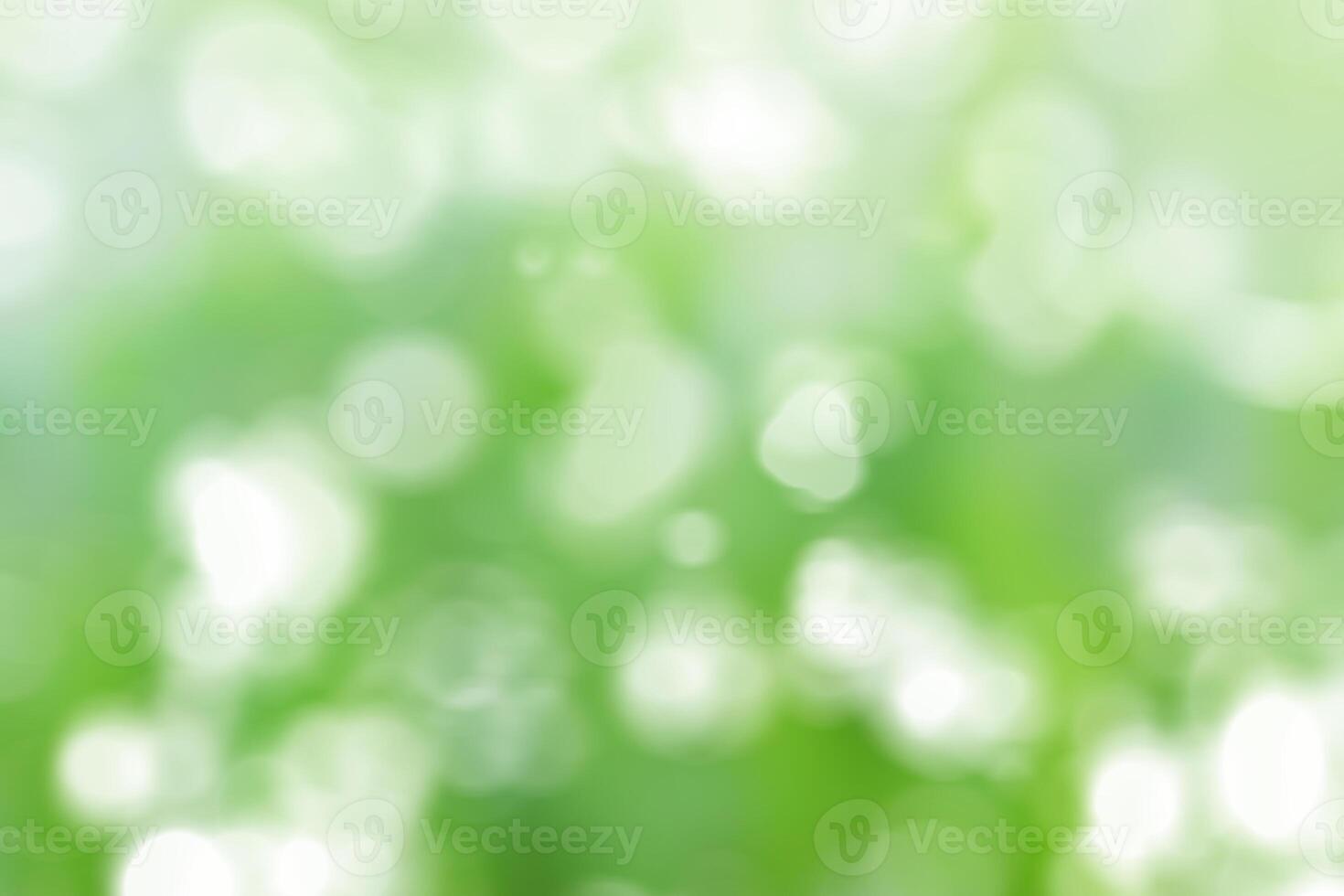 Blurred Spring Summer Nature Background with light Bokeh. Abstract blur blue and green soft pastel colors for backdrop. Defocused effect. Art clean blue cyan Illustration. Free Space for design photo