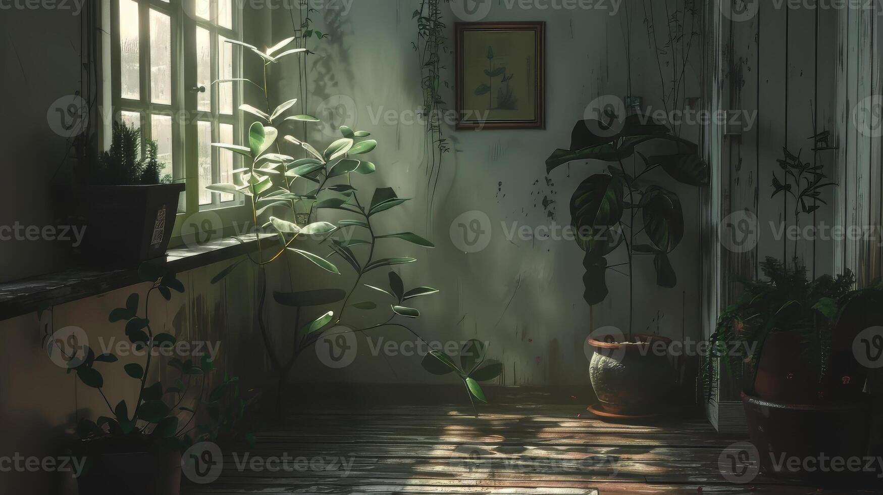 Clean and uncluttered scene with room photo