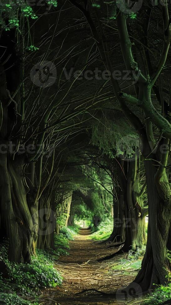 Towering yew forests rumored to be haunted photo