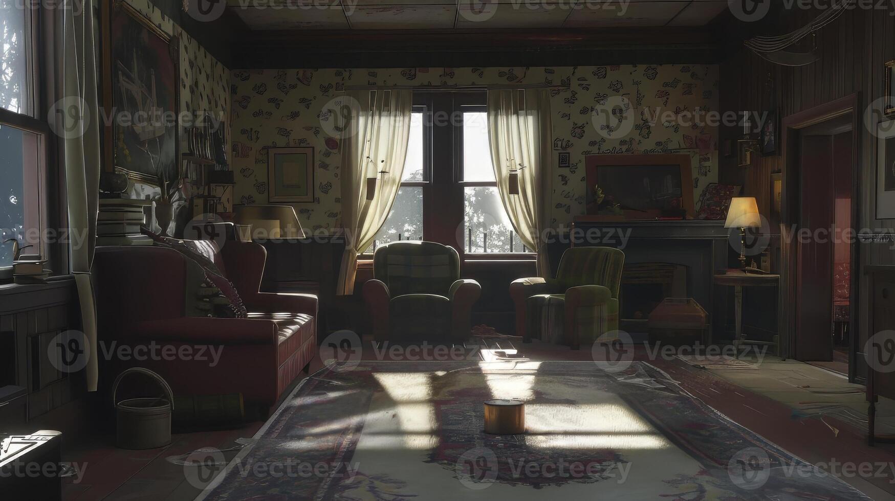 Clean and uncluttered scene with room photo