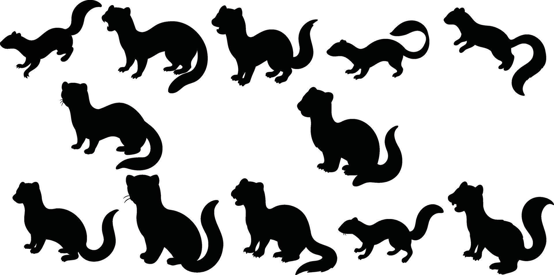 animal silhouette designs, design vector