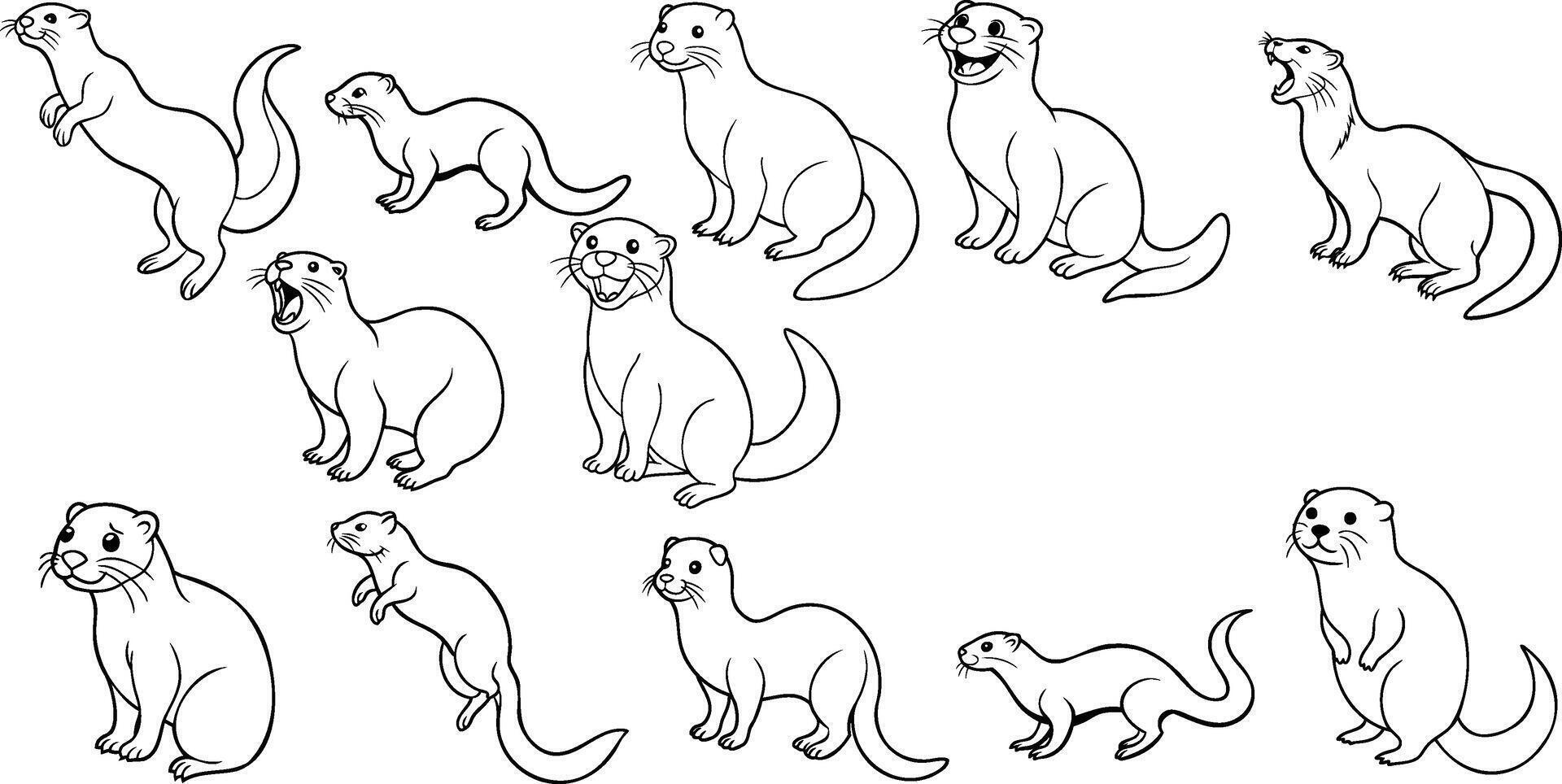 animal line art design , design vector