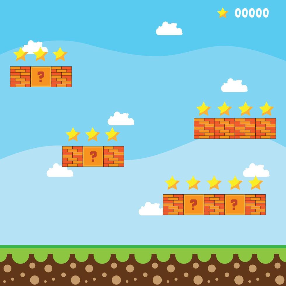 Game Arena Background vector