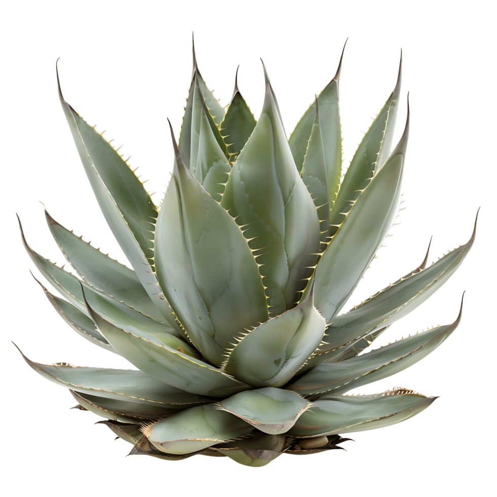 Agave Shawii x Attenuata Tree Isolated on Transparent Background png