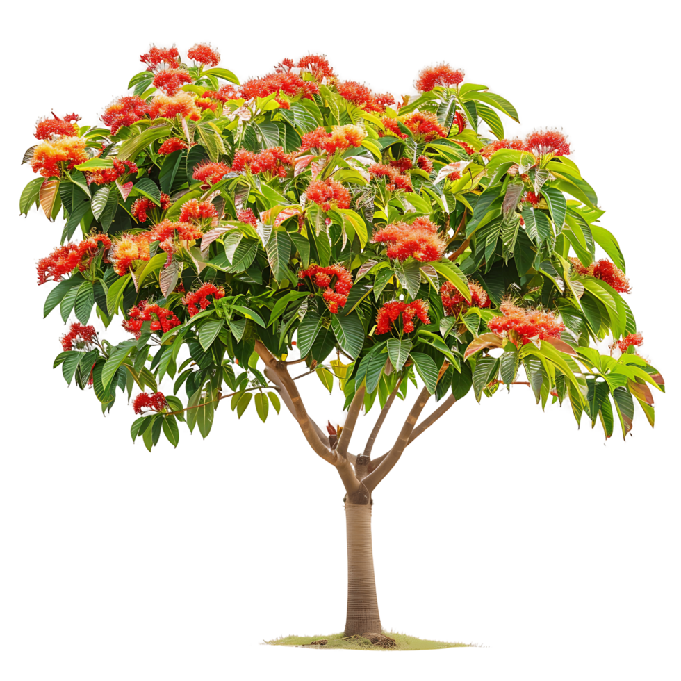 Saraca Asoca Isolated on Transparent Background png