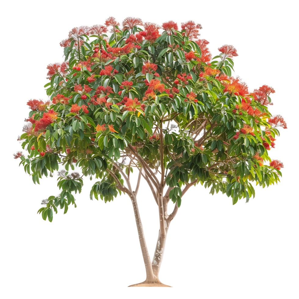 Saraca Asoca on Clear Background png