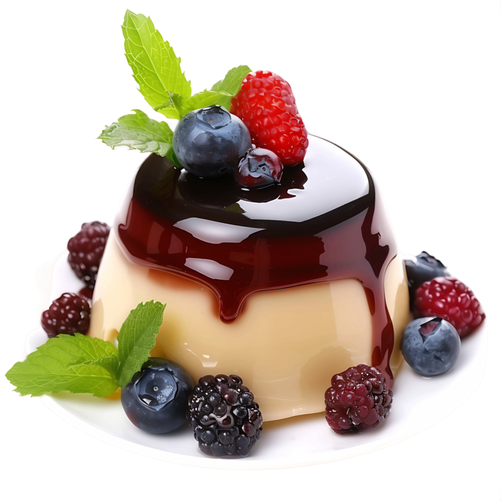 Pudding Isolated on Transparent Background png