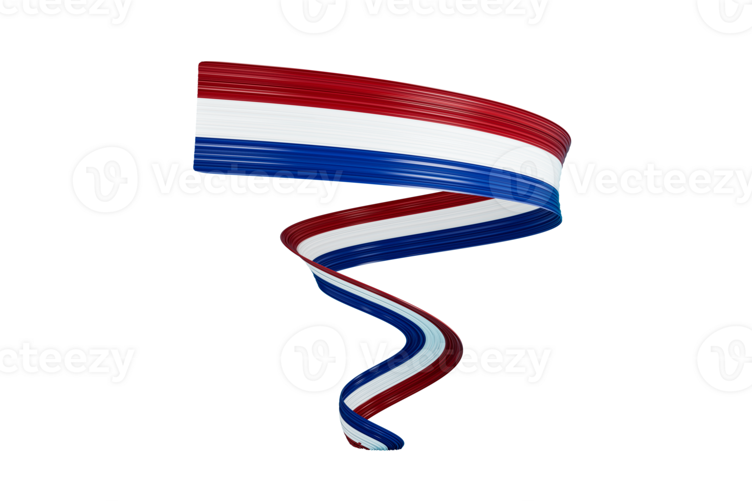 3d Flag Of Netherlands, 3d Shiny Waving Flag Ribbon, 3d illustration png