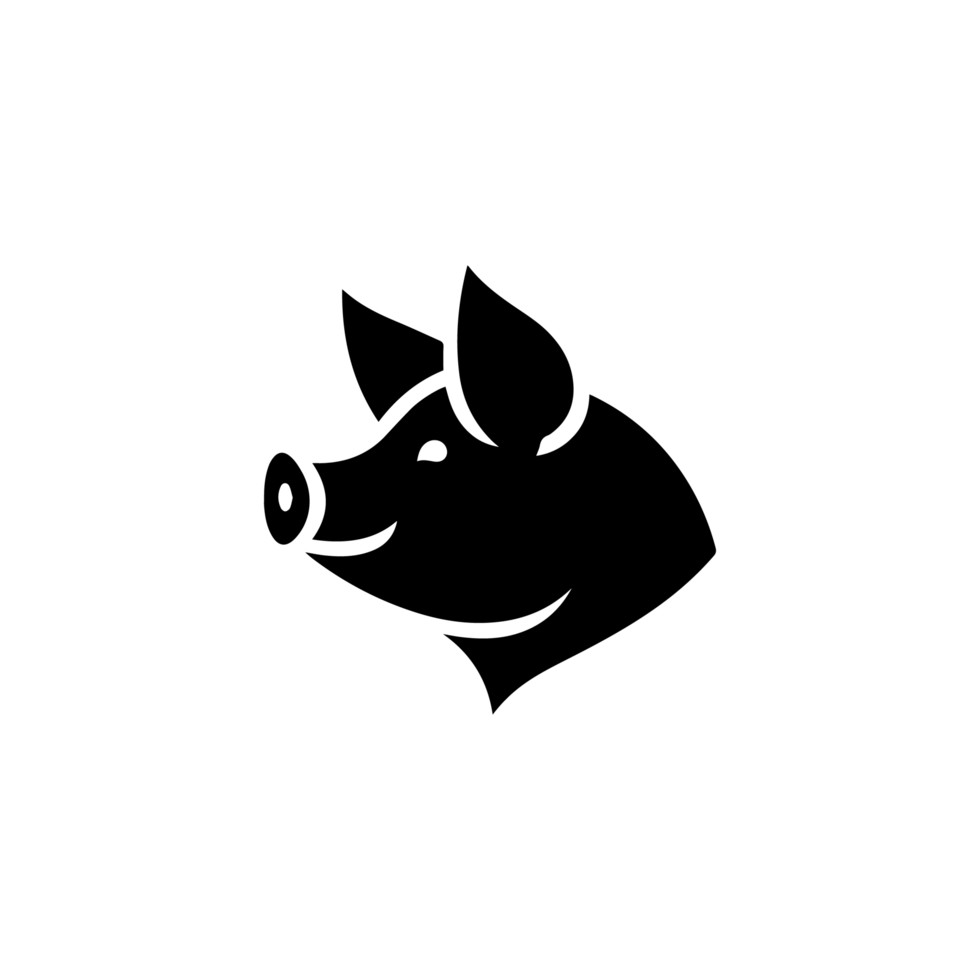 Illustration of Pig icon png