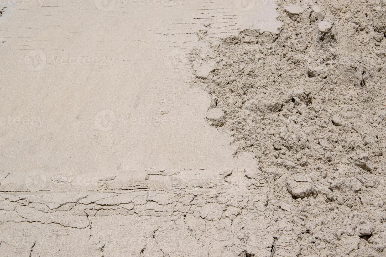 A pile of fine, white sand photo