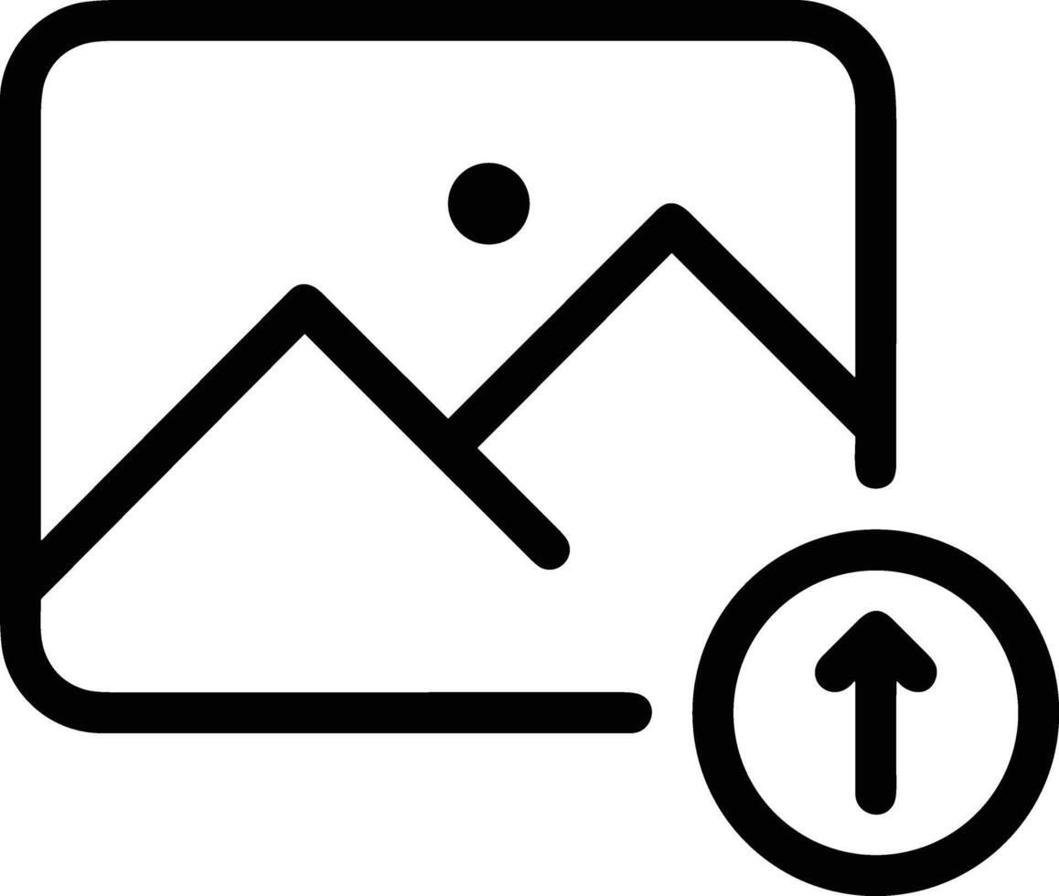 Upload icon symbol image vector
