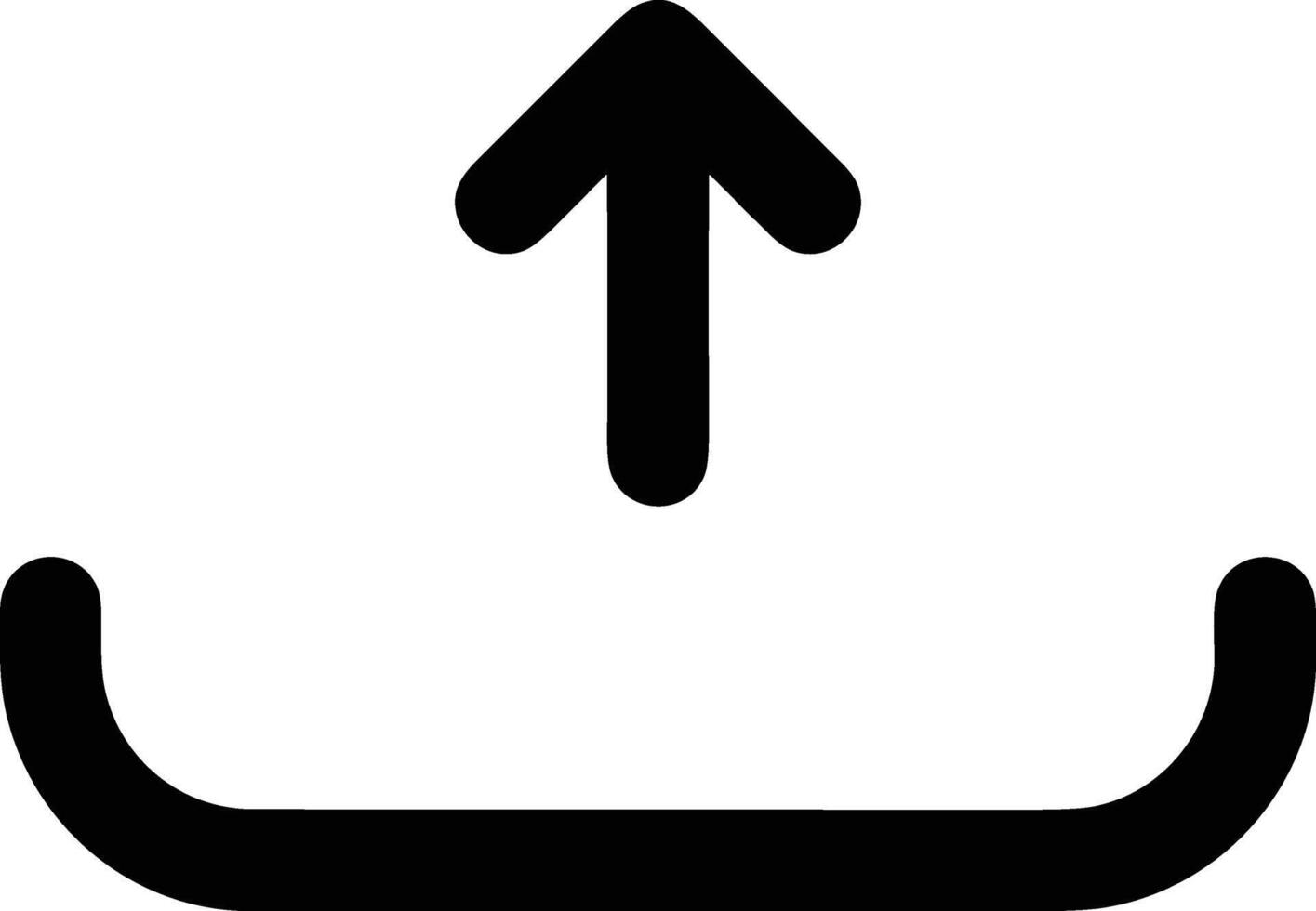 Upload icon symbol image vector