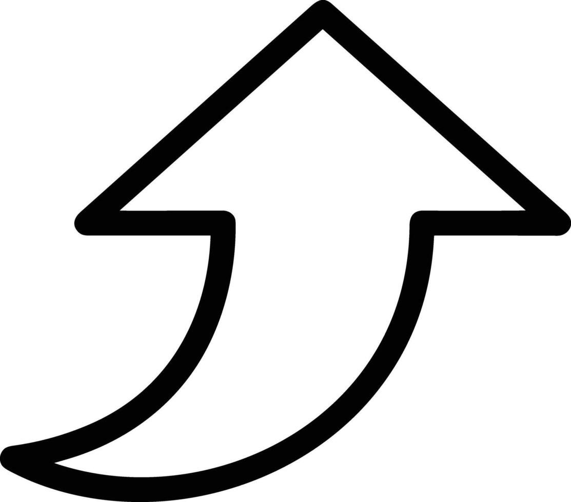 subir icono símbolo imagen vector