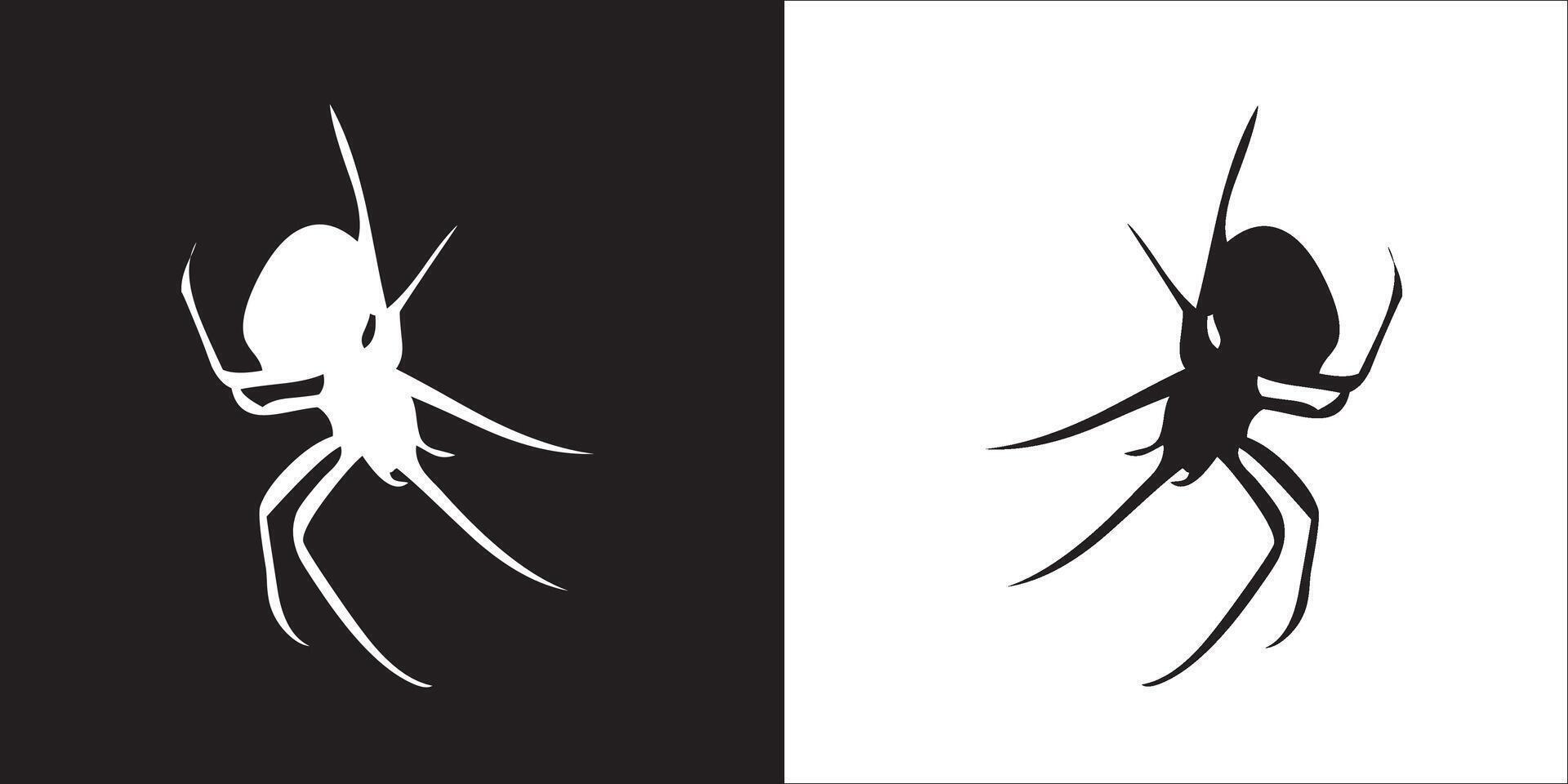 Illustration graphics of spider icon vector