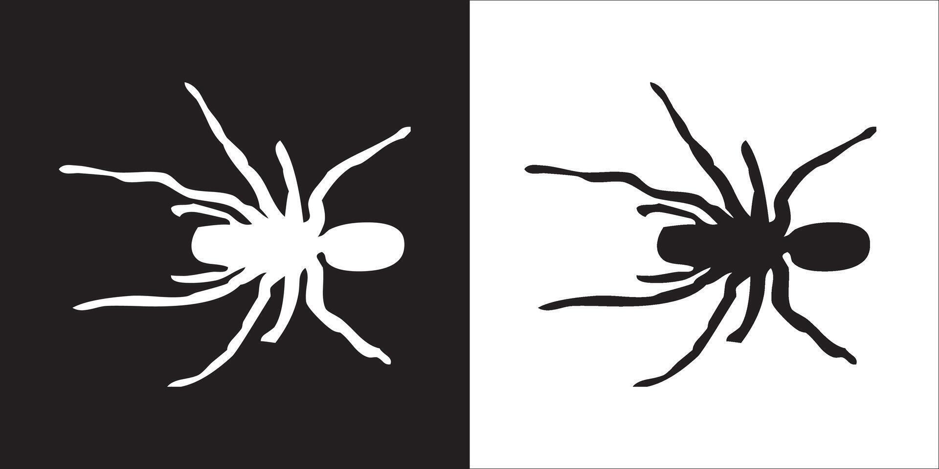Illustration graphics of spider icon vector