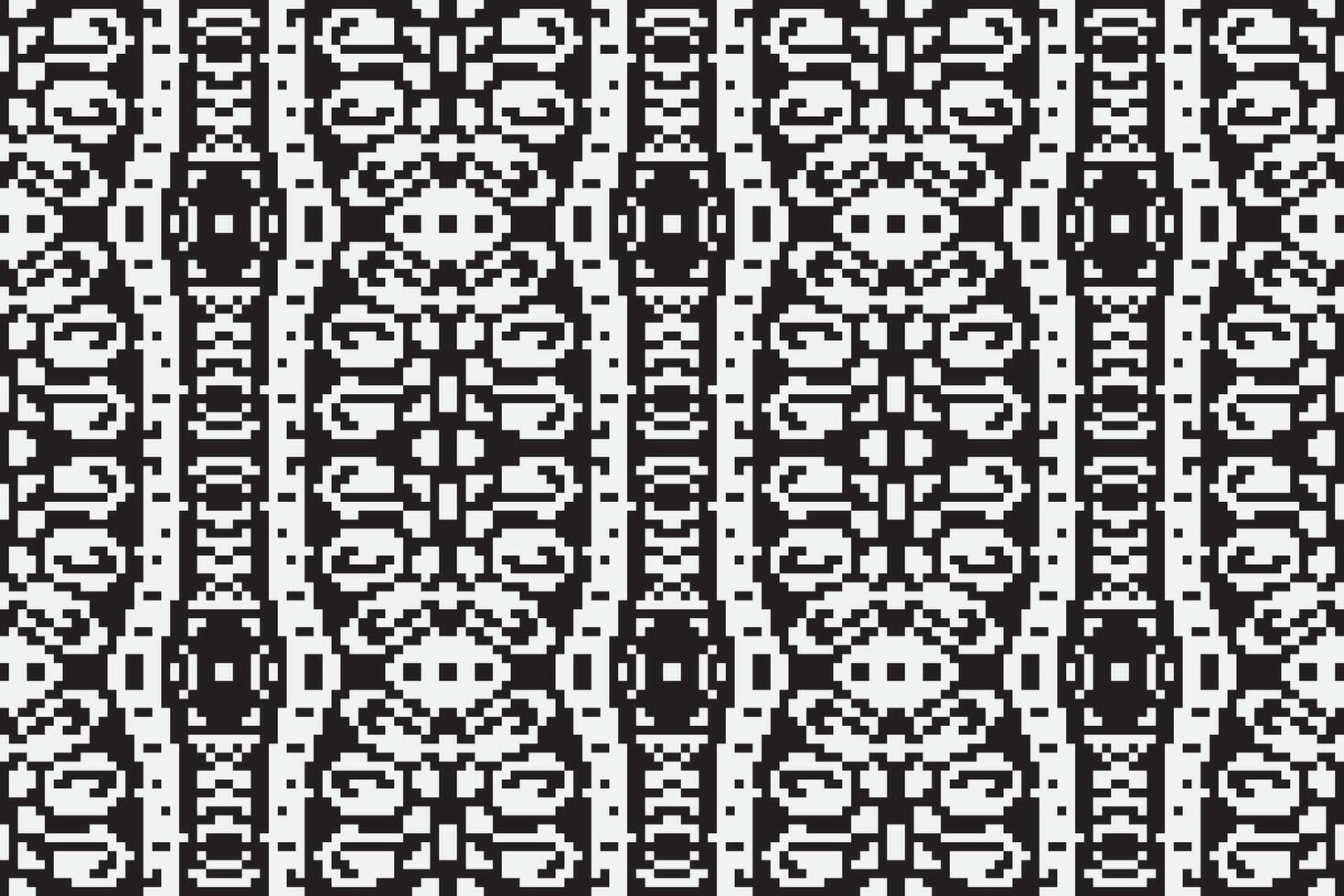 Silk fabric Patola sari Pattern Seamless Bandana print silk Motif embroidery, Pixel Ikat embroidery Design for Print kurta pattern mughal motifs tapestry pattern floral repeat vector