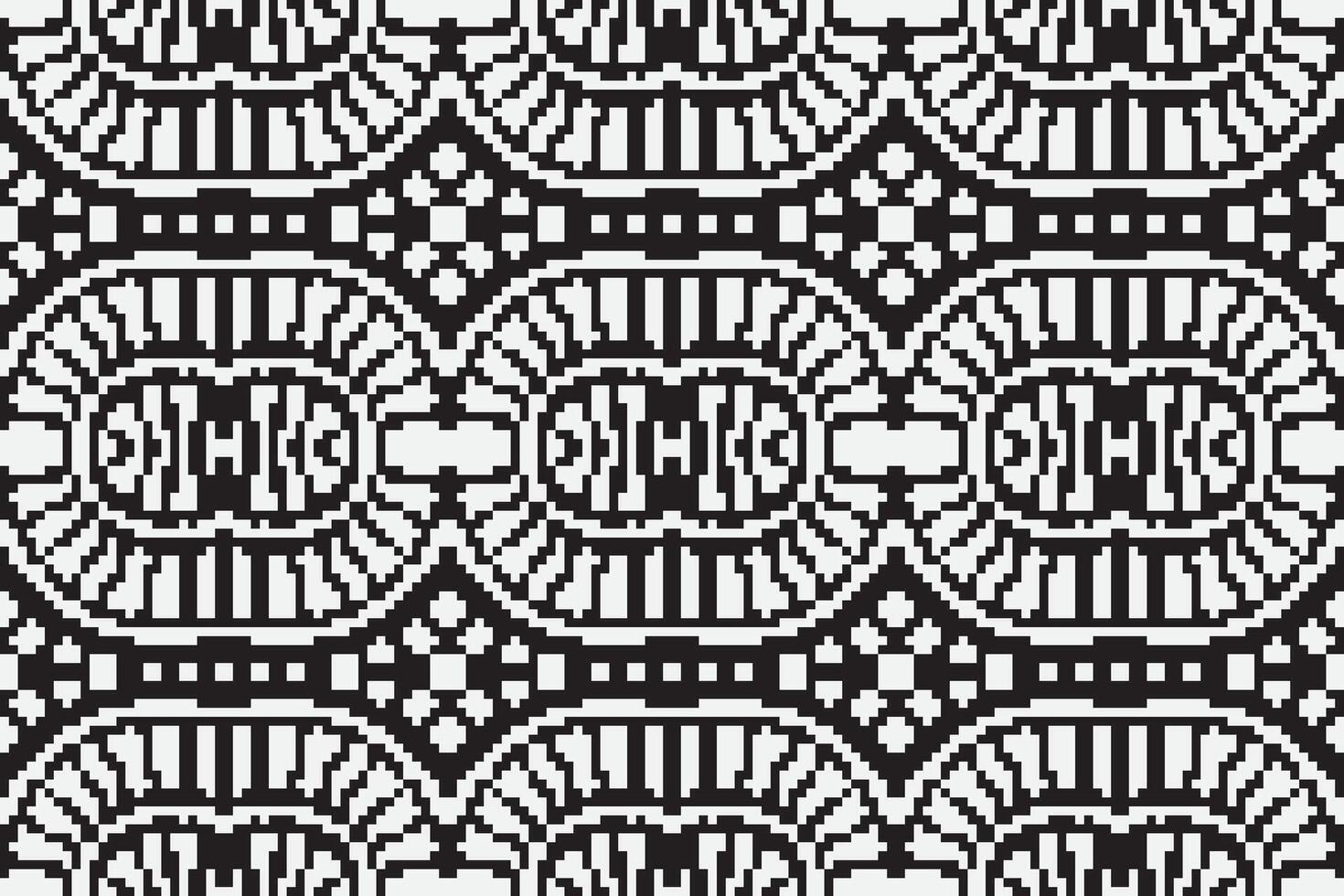 Silk fabric Patola sari Pattern Seamless Native American, Motif embroidery, Pixel Ikat embroidery Design for Print tapestry floral kimono repeat pattern lacing spanish motif vector