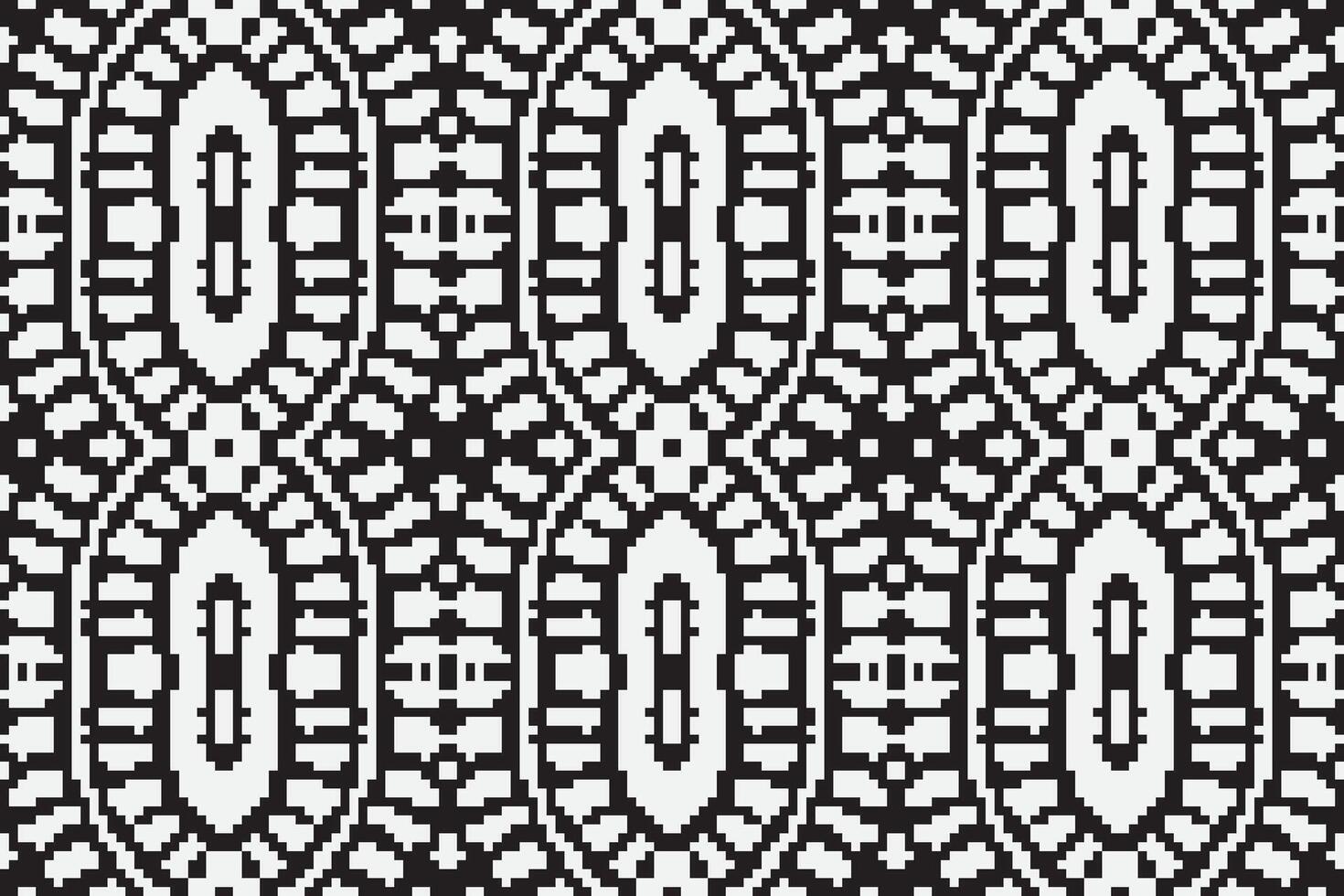 Navajo pattern Seamless Australian aboriginal pattern Motif embroidery, Pixel Ikat embroidery Design for Print vyshyvanka placemat quilt sarong sarong beach kurtis Indian motifs vector